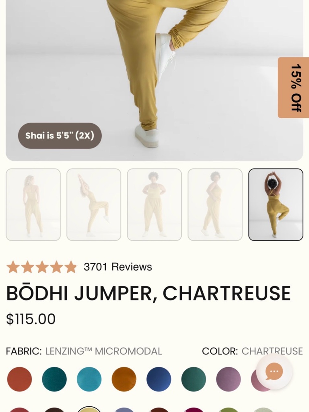 BŌDHI JUMPER, CHARTREUSE - Picture 3 of 5